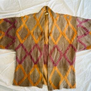 Kori Fuzzy Textured Sweater in Warm Brown